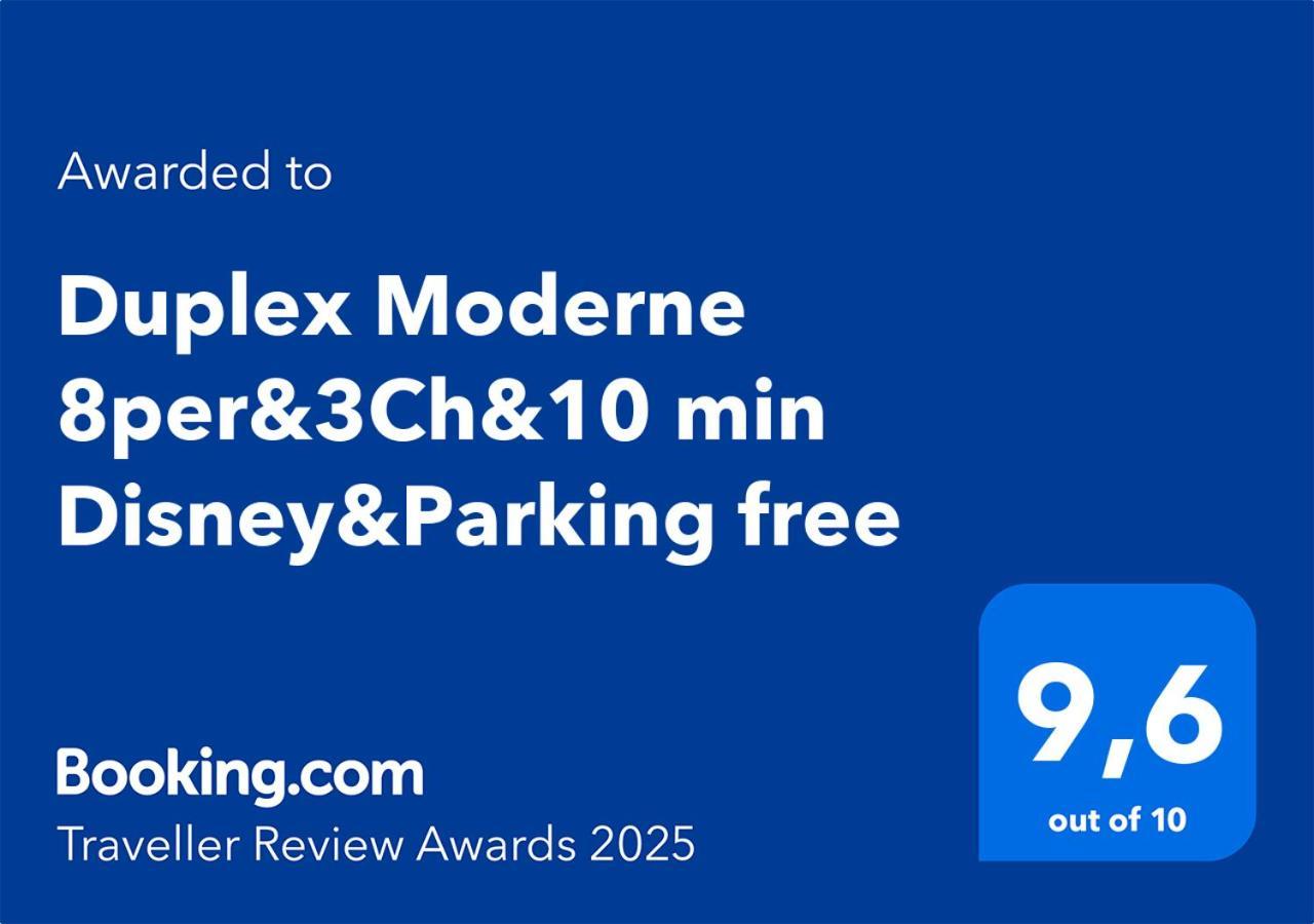 Duplex Moderne 8Per&3Ch&10 Min Disney&Parking Free Magny-le-Hongre Εξωτερικό φωτογραφία